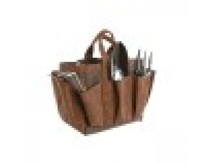 Поставки за инструменти Home ESPRIT Чанта Градина Кафяв 47 x 18 x 27 cm Поставки за инструменти Home ESPRIT Чанта Градина Кафяв 47 x 18 x 27 cm
