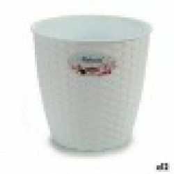 Саксия Stefanplast Бял Пластмаса 19 x 17,5 x 19 cm (12 броя) - Стоки за Градинарство, Саксии, Системи за поливане