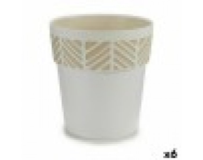Саксия за самостоятелно поливане Stefanplast Orfeo Бял Пластмаса 25 x 25 x 25 cm (6 броя) Саксия за самостоятелно поливане Stefanplast Orfeo Бял Пластмаса 25 x 25 x 25 cm (6 броя)