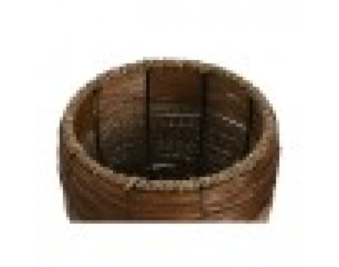 Комплект саксии Home ESPRIT Естествен Метал влакно Тропически 33 x 33 x 30 cm