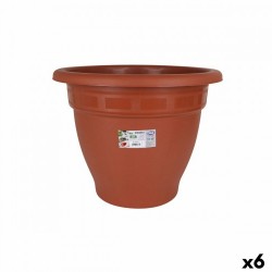 Саксия Dem Squares Пластмаса Кафяв Ø 50 cm (6 броя) - Стоки за Градинарство, Саксии, Системи за поливане