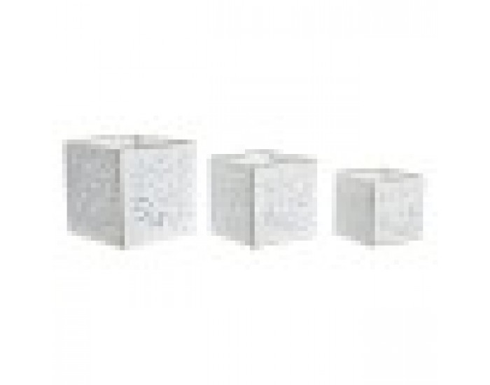 Комплект саксии DKD Home Decor Листи Златен Метал 15 x 15 x 15 cm Бял Тропически Лист на растение Комплект саксии DKD Home Decor Листи Златен Метал 15 x 15 x 15 cm Бял Тропически Лист на растение