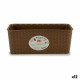 Саксия Stefanplast Кафяв PVC 13 x 11 x 28,5 cm (12 броя) Саксия Stefanplast Кафяв PVC 13 x 11 x 28,5 cm (12 броя)