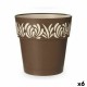 Саксия за самостоятелно поливане Stefanplast Gaia Кафяв Пластмаса 29 x 29 x 29 cm (6 броя) Саксия за самостоятелно поливане Stefanplast Gaia Кафяв Пластмаса 29 x 29 x 29 cm (6 броя)