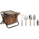 Комплект инструменти за градинарство Home ESPRIT 7 Части Кафяв 40 x 28 x 35 cm Комплект инструменти за градинарство Home ESPRIT 7 Части Кафяв 40 x 28 x 35 cm