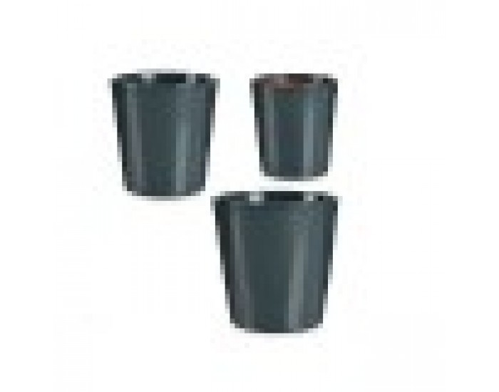 Комплект Саксии за цветя Антрацит Глина (6 броя)