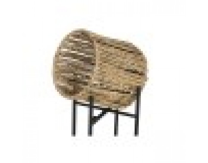 Комплект саксии Home ESPRIT Черен Метал влакно 23 x 23 x 76,5 cm