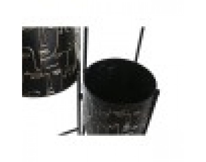 Саксия DKD Home Decor Черен Златен Метал Лице 22 x 22 x 93 cm Саксия DKD Home Decor Черен Златен Метал Лице 22 x 22 x 93 cm