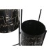 Саксия DKD Home Decor Черен Златен Метал Лице 22 x 22 x 93 cm Саксия DKD Home Decor Черен Златен Метал Лице 22 x 22 x 93 cm