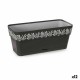 Самополиваща Сеялка Stefanplast Gaia Антрацит Пластмаса 13,3 x 12,3 x 29,3 cm (12 броя) Самополиваща Сеялка Stefanplast Gaia Антрацит Пластмаса 13,3 x 12,3 x 29,3 cm (12 броя)