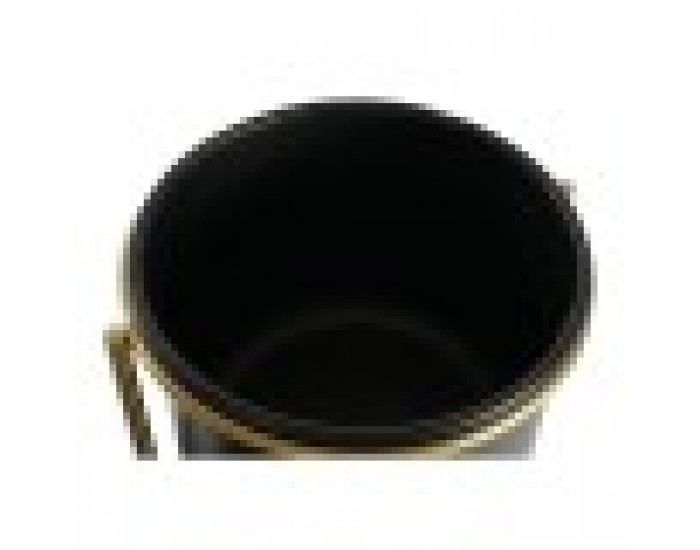 Саксия DKD Home Decor 30 x 21 x 80 cm Черен Златен Метал