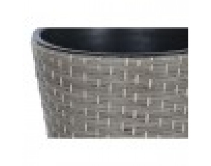 Комплект саксии Home ESPRIT полипропилен Pатан 40 x 40 x 45 cm