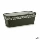 Самополиваща Сеялка Stefanplast Cloe Антрацит Пластмаса 49,5 x 17 x 19 cm (12 броя) Самополиваща Сеялка Stefanplast Cloe Антрацит Пластмаса 49,5 x 17 x 19 cm (12 броя)