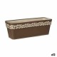 Самополиваща Сеялка Stefanplast Cloe Кафяв Пластмаса 49,5 x 17 x 19 cm (12 броя)