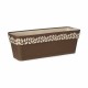 Самополиваща Сеялка Stefanplast Cloe Кафяв Пластмаса 49,5 x 17 x 19 cm (12 броя)