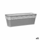 Самополиваща Сеялка Stefanplast Cloe Сив Пластмаса 49,5 x 17 x 19 cm (12 броя) Самополиваща Сеялка Stefanplast Cloe Сив Пластмаса 49,5 x 17 x 19 cm (12 броя)