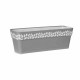 Самополиваща Сеялка Stefanplast Cloe Сив Пластмаса 49,5 x 17 x 19 cm (12 броя) Самополиваща Сеялка Stefanplast Cloe Сив Пластмаса 49,5 x 17 x 19 cm (12 броя)