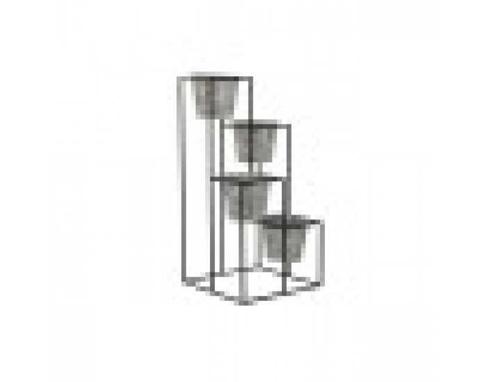 Саксия DKD Home Decor Сив Метал (34 x 34 x 71 cm) Саксия DKD Home Decor Сив Метал (34 x 34 x 71 cm)
