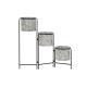 Саксия DKD Home Decor Сив Метал (82 x 25 x 81 cm) Саксия DKD Home Decor Сив Метал (82 x 25 x 81 cm)