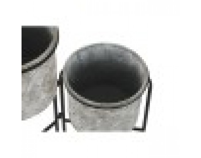 Саксия DKD Home Decor Сив Метал (82 x 25 x 81 cm) Саксия DKD Home Decor Сив Метал (82 x 25 x 81 cm)