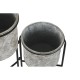 Саксия DKD Home Decor Сив Метал (82 x 25 x 81 cm) Саксия DKD Home Decor Сив Метал (82 x 25 x 81 cm)