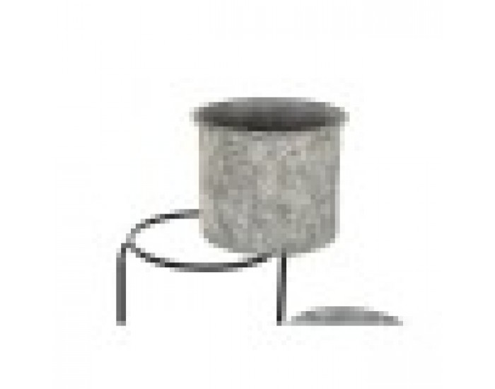 Саксия DKD Home Decor Сив Метал (82 x 25 x 81 cm) Саксия DKD Home Decor Сив Метал (82 x 25 x 81 cm)