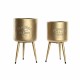 Комплект саксии DKD Home Decor 25,5 x 25,5 x 44 cm Метал (2 броя) Комплект саксии DKD Home Decor 25,5 x 25,5 x 44 cm Метал (2 броя)