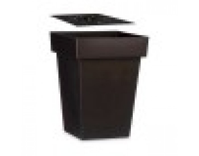 Саксия за самостоятелно поливане Антрацит Пластмаса (37 x 51 x 37 cm) (6 броя)