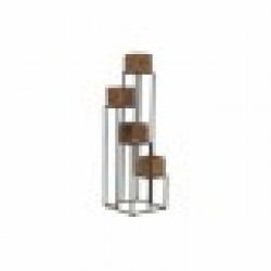Саксия DKD Home Decor Кафяв Черен Многоцветен Дървен Метал Модерен 40 x 40 x 120 cm 40 x 40 x 138 cm - Стоки за Градинарство, Саксии, Системи за поливане
