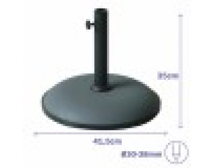 Base pour parapluie Marbueno Сив Кръгъл Base pour parapluie Marbueno Сив Кръгъл