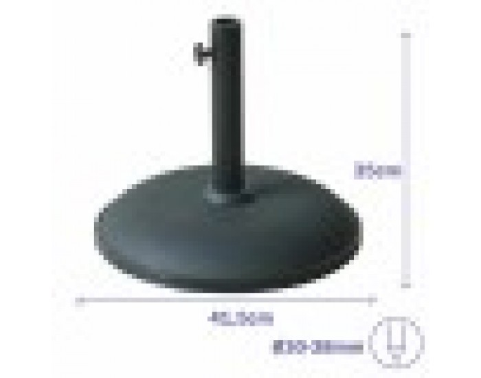 Base pour parapluie Marbueno Черен Кръгъл Base pour parapluie Marbueno Черен Кръгъл