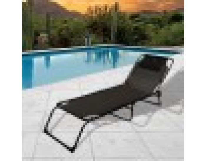 Lamamistool Marbueno Черен 190 x 27 x 58 cm Casual Lamamistool Marbueno Черен 190 x 27 x 58 cm Casual