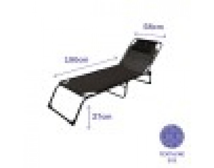 Lamamistool Marbueno Черен 190 x 27 x 58 cm Casual Lamamistool Marbueno Черен 190 x 27 x 58 cm Casual