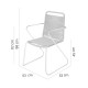 Aiatool Antea 57 x 65,5 x 90 cm Въже Светло сив