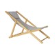 Lamamistool DKD Home Decor Сив Естествен полиестер MDF (57,5 x 113 x 77 cm)