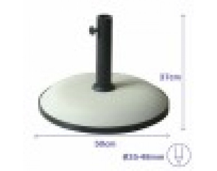 Base pour parapluie Marbueno Бял 50 x 37 x 50 cm Кръгъл