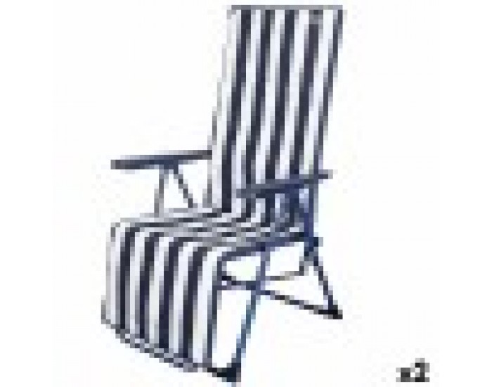 Lamamistool Aktive Бял Морско син наклоняем Раиран 147 x 70 x 48 cm (2 броя) Lamamistool Aktive Бял Морско син наклоняем Раиран 147 x 70 x 48 cm (2 броя)