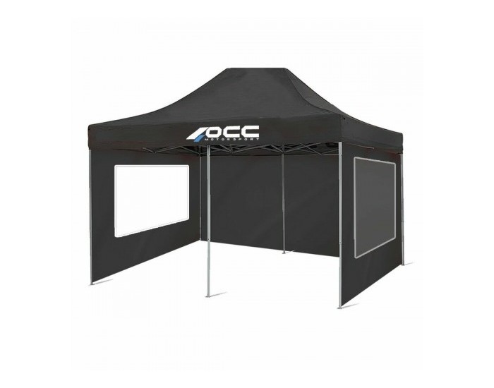 Стена на Палатка OCC Motorsport OCCCARP33 Черен Oxford 420D 6 x 2 m Прозорец Стена на Палатка OCC Motorsport OCCCARP33 Черен Oxford 420D 6 x 2 m Прозорец