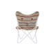 Aiatool DKD Home Decor Оранжев Памук Бял Желязо (74 x 65 x 90 cm) Aiatool DKD Home Decor Оранжев Памук Бял Желязо (74 x 65 x 90 cm)
