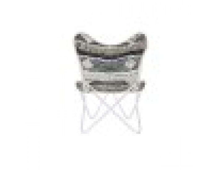 Aiatool DKD Home Decor Черен Памук Бял Желязо (74 x 65 x 90 cm)