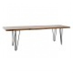 Пейка DKD Home Decor 160 x 46 x 46 cm Естествен Черен Светло кафяв Alpino - Мебели за градина, Аксесоари и Чадъри