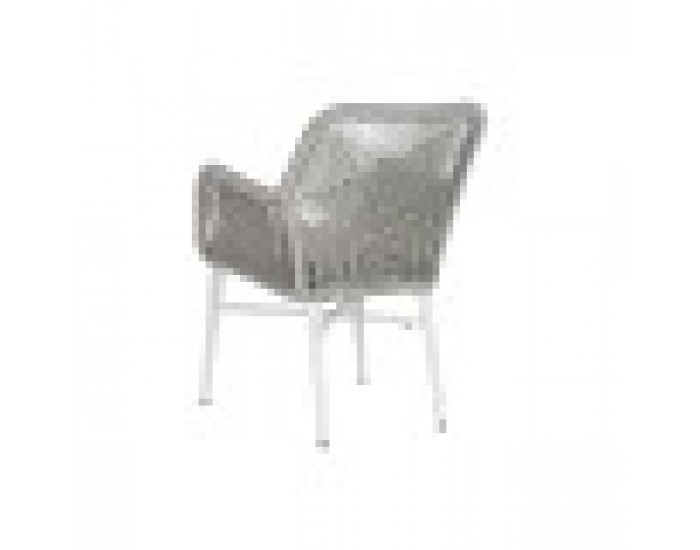 Градинско кресло Home ESPRIT Бял Сив Алуминий синтетичен ратан 57 x 63 x 84 cm