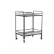 Serveerimislaud DKD Home Decor Черен Метал Кристал 60,5 x 40,5 x 75,5 cm Serveerimislaud DKD Home Decor Черен Метал Кристал 60,5 x 40,5 x 75,5 cm
