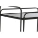 Serveerimislaud DKD Home Decor Черен Метал Кристал 60,5 x 40,5 x 75,5 cm Serveerimislaud DKD Home Decor Черен Метал Кристал 60,5 x 40,5 x 75,5 cm