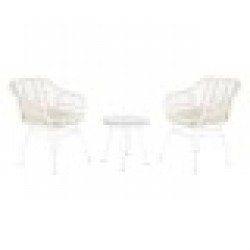 Комплект от маса с 2 стола DKD Home Decor 56 x 57,5 x 82 cm - Мебели за градина, Аксесоари и Чадъри