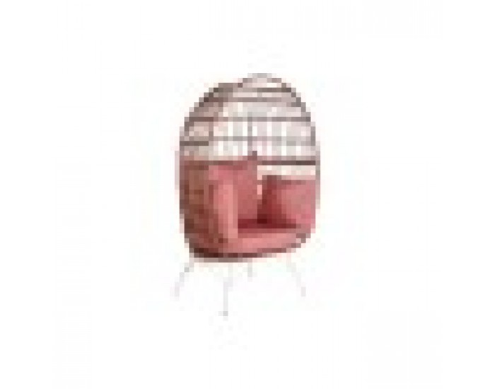 Градинско кресло DKD Home Decor 99 x 71 x 147 cm Метал теракота синтетичен ратан Бял