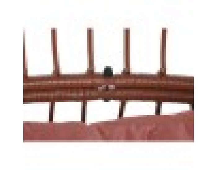 Градинско кресло DKD Home Decor 99 x 71 x 147 cm Метал теракота синтетичен ратан Бял