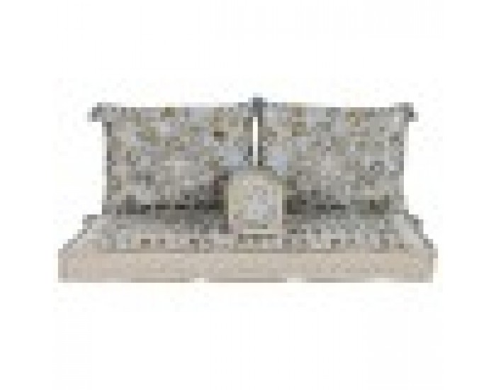 Градинско кресло DKD Home Decor 155 x 76 x 65 cm 150 x 76 x 20 cm Бежов Син