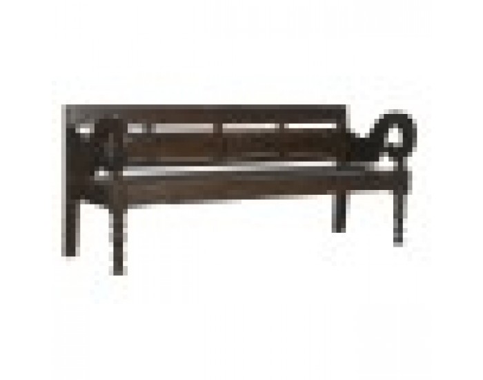 Пейка Home ESPRIT Тъмно сив тиково дърво 196 x 68 x 82 cm Пейка Home ESPRIT Тъмно сив тиково дърво 196 x 68 x 82 cm