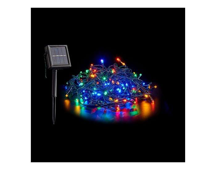 Гирлянда от LED Светлини Слънчев Многоцветен Гирлянда от LED Светлини Слънчев Многоцветен